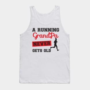 a running grandpa never gets old Tank Top